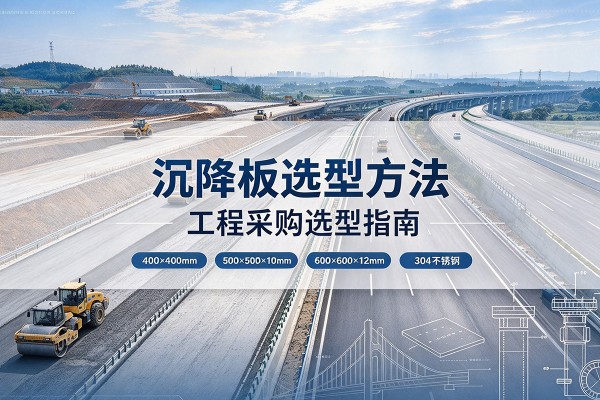 安宁沉降板选择方法