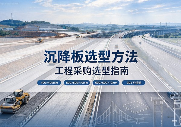 安宁沉降板选择方法